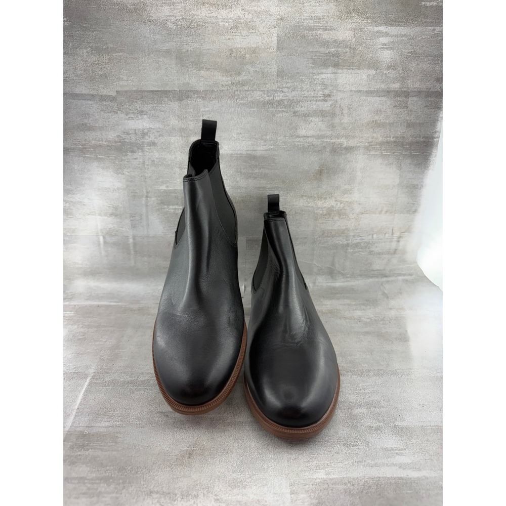 Clarks Taylor Shine Black Leather Chelsea Ankle Boots Women Sz 8.5M 261119654060